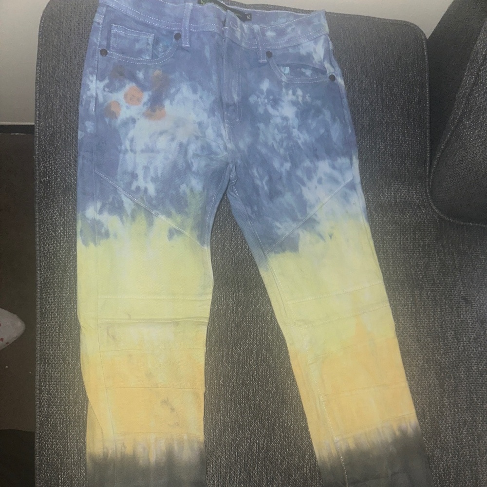 Tie-Dye denim jeans